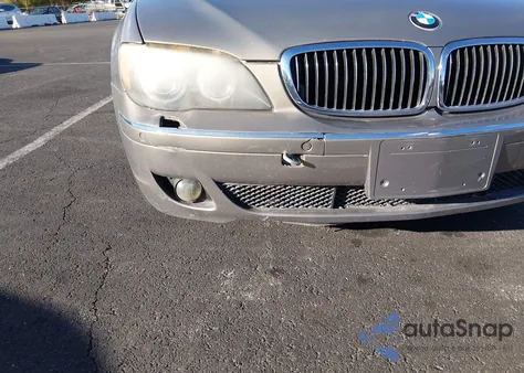 2006 BMW 750Li z USA, uszkodzony, nr VIN WBAHN83536DT62171